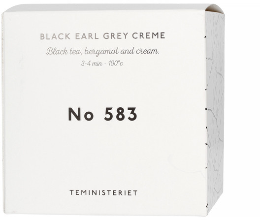 Teministeriet Teministeriet 583 Black Earl Grey Creme Herbata Sypana 100g Opakowanie Uzupełniające TM-KB-BOX-583