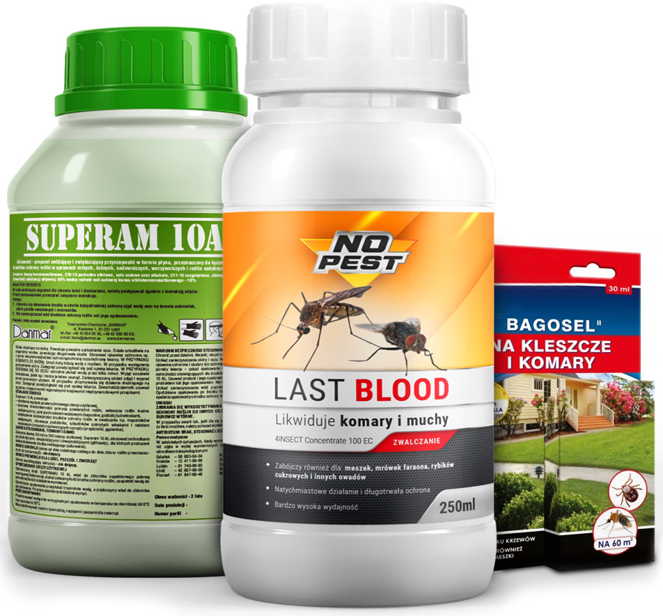 Oprysk Środek Na Komary I Kleszcze 250ML Utrwalacz