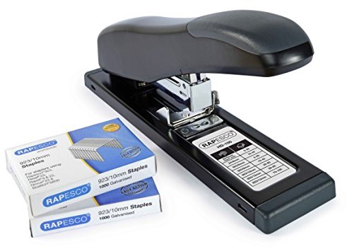 Rapesco HD-100 zszywacz o wysokiej wydajności, czarny 1307