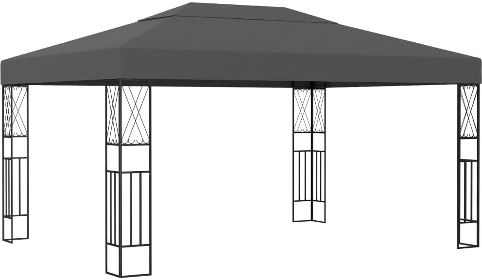 vidaXL Altana 3x4 m, antracytowa, tkanina 48008