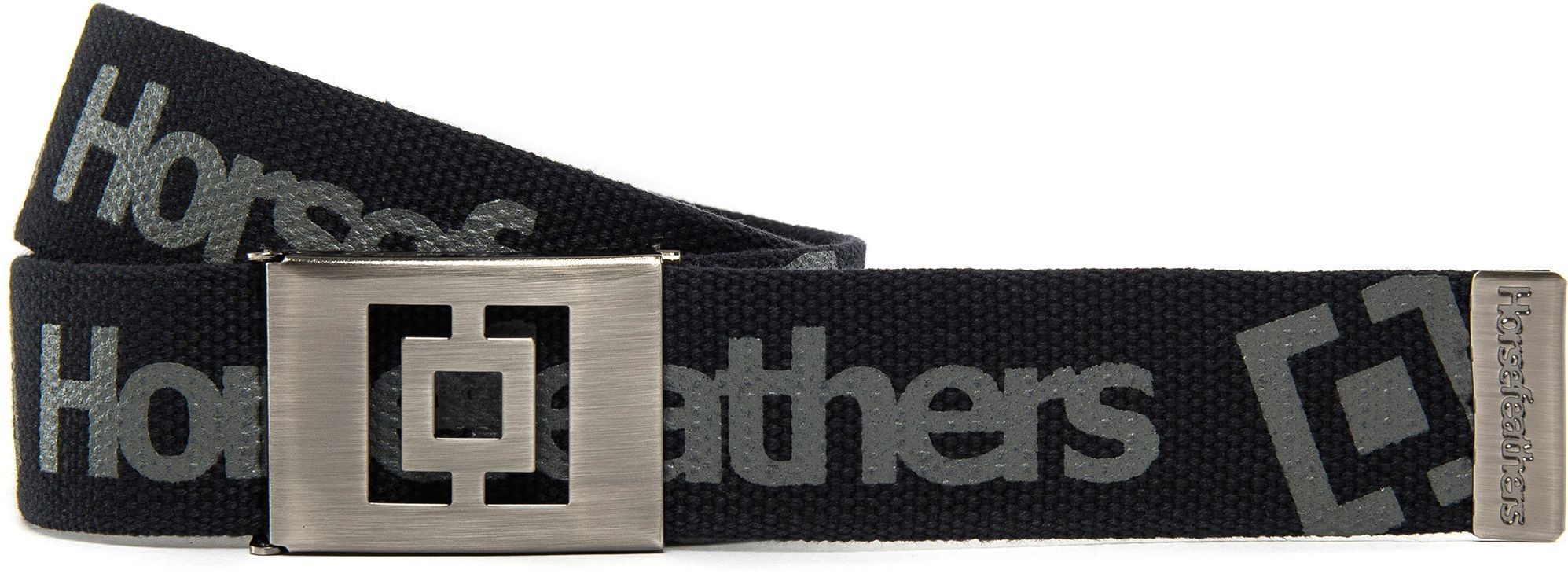 Horsefeathers materiałowy pasek IDOL BELT Black