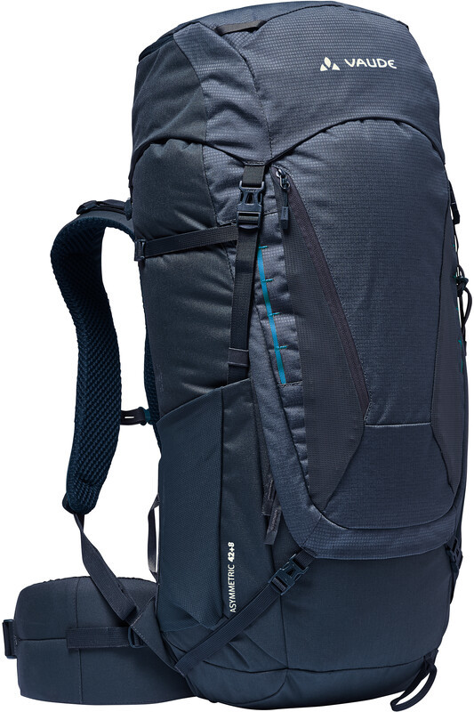 Vaude Asymmetric 48+8 Backpack Women, niebieski 2022 Plecaki turystyczne 15943-750-O