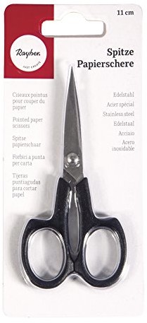 Rayher Hobby Rayher 8937900 koronka nożyce do cięcia papieru, 11 cm, 1 sztuki w blister zbiorczy 8937900