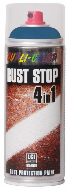 Dupli Color Lakier antykorozyjny  Rust Stop RAL 5010 niebieski 0 4 l