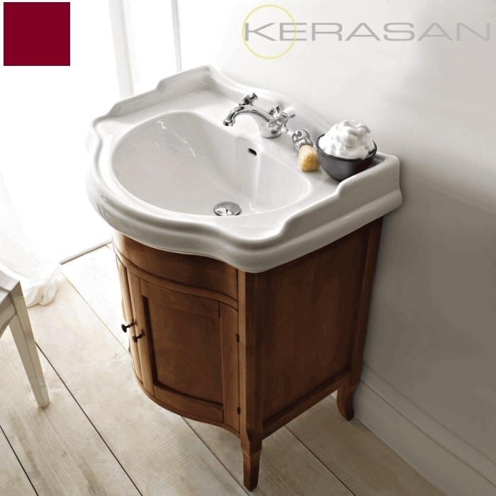Kerasan Retro Szafka podumywalkowa 73 cm bordowa 734953
