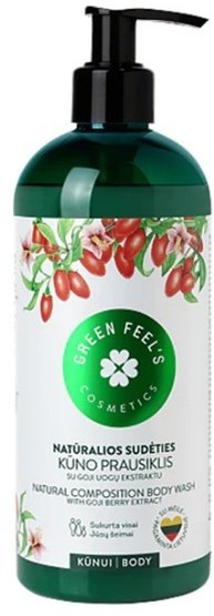 Green Feel'S Green FeelS Green FeelS Żel pod prysznic z ekstraktem z jagód Goji 400ml