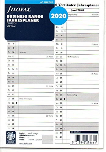 Filofax Business Range planer roczny 2020 000020-68549