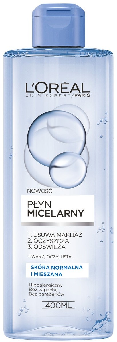 L'Oréal Paris L'Oréal Paris - Płyn Micelarny - Skin Expert Płyn Micelarny Skóra Normalna Miesz SkinExpertPL.MicelNorMi