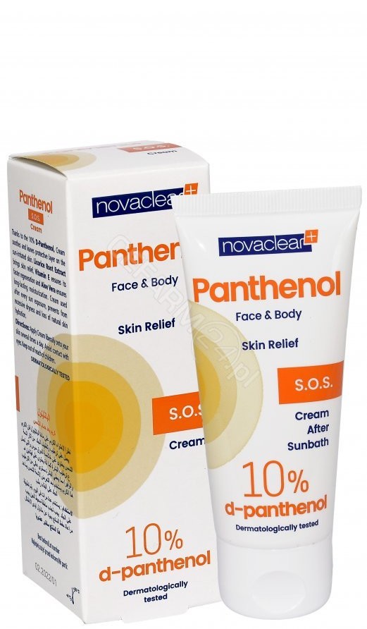 Equalan Novaclear Panthenol S.O.S kojący krem po opalaniu 50 ml