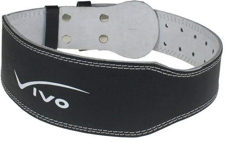 Vivo Skórzany pas kulturystyczny Vivo 5085 czarny 450174