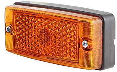 HELLA 2PS 004 361-001 Światła boczne - Halogen - 12/24V - Oprawa - Kolor szkła reflektora: żółty - z lewej/z prawej 2PS 004 361-001