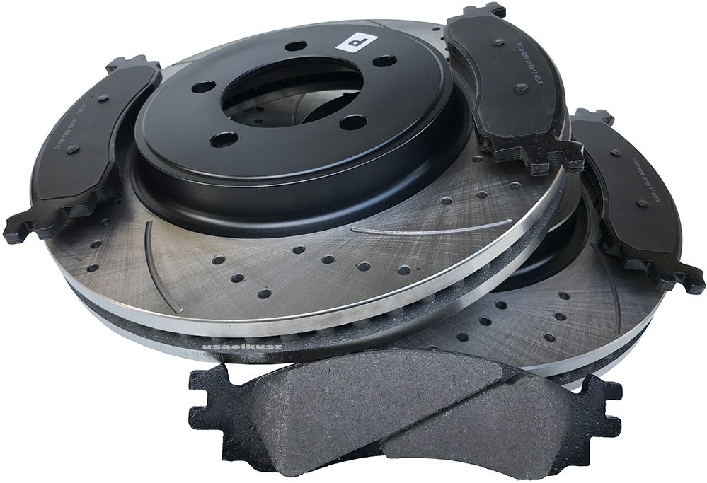 MIKODA Przednie klocki + WIERCONE tarcze hamulcowe Mercury Mountaineer 2006-2010 54143 PMD1158