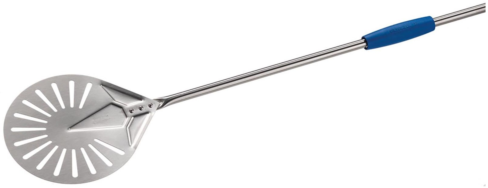 GI.Metal Łopata do pizzy 20 cm perforowana uchwyt 75 cm stal nierdzewna I-20F/75