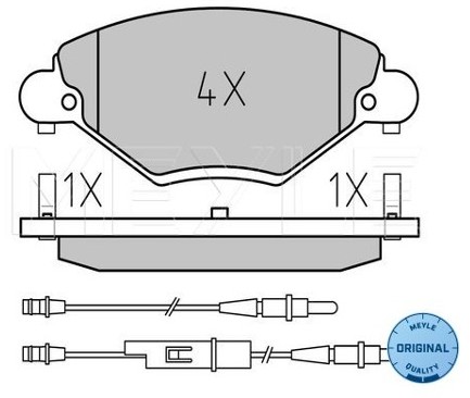 Wulf Gaertner Autoparts Zestaw klocków hamulcowych, hamulce tarczowe Wulf Gaertner Autoparts 025 232 7717/W