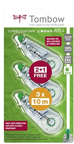 Tombow CT-CA4  1P Correction Roller Mono Air 4, CT-CA4-3P