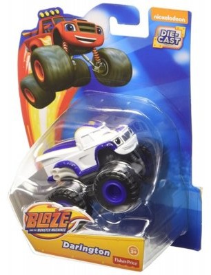 Mattel Blaze metalowy pojazd Darington