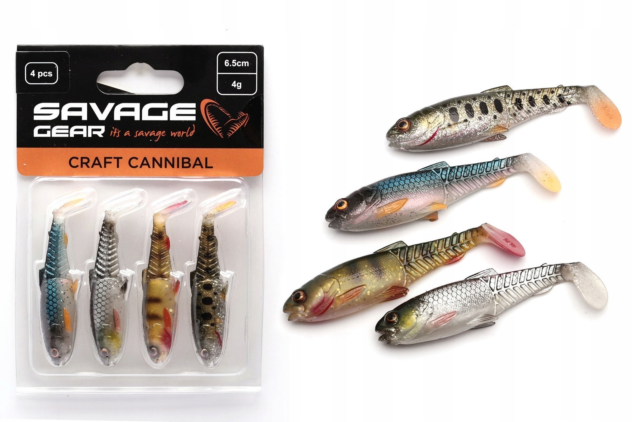 Zestaw Gum Sg Craft Cannibal Clear Water 6,5cm