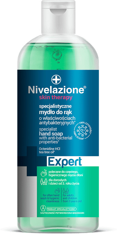 Nivelazione Skin Therapy NIVELAZIONE Skin Therapy EXPERT Specjalistyczne mydło do rąk o właściwościach antybakteryjnych 500 ml NIM1003