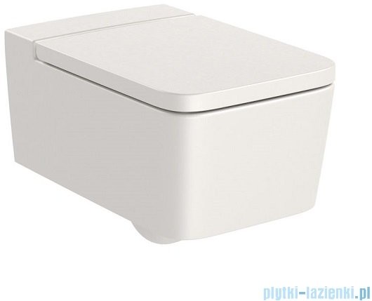 Roca Inspira Square Rimless miska wc podwieszana beżowa A346537650