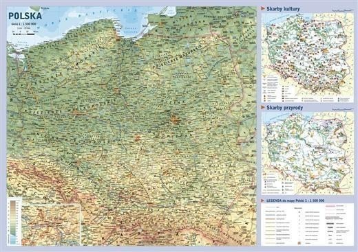 Demart Mapa Polski podręczna 1:1 500 000 (JMP)