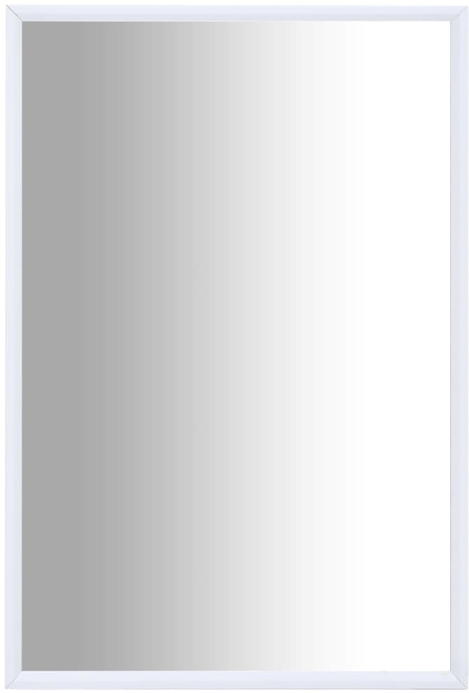 vidaXL Lustro, białe, 60x40 cm