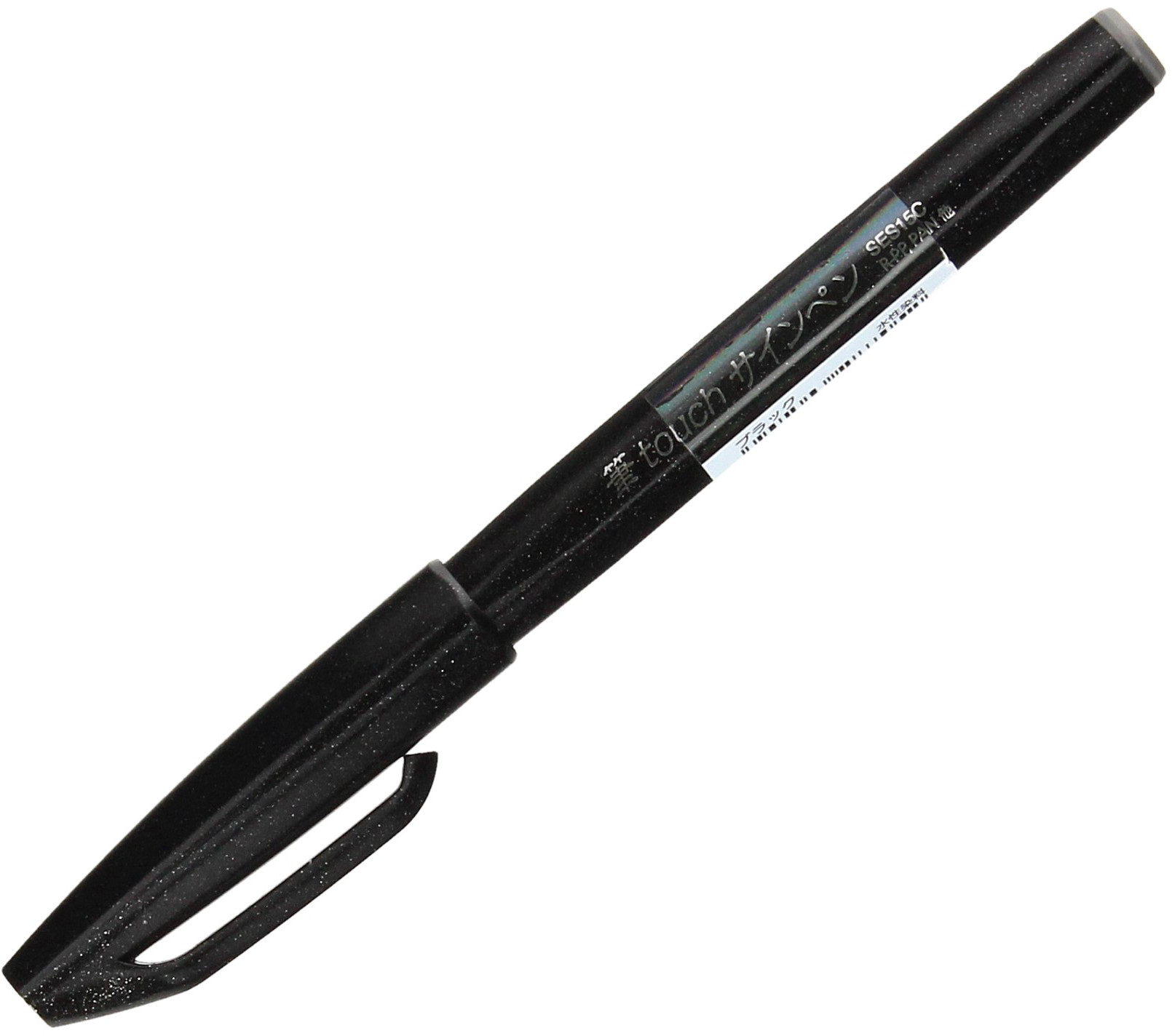 Pentel Pisak czarny Brush Sign Pen SES15