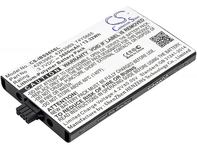 Cameron Sino IBM 571F 42R3965 3600mAh 13.32Wh Li-Polymer 3.7V Cameron Sino)