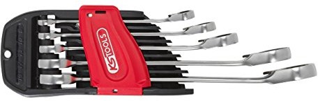 KS Tools 503.4661 do gry, zestaw 5-częściowy, klucz płaski z grzechotką Gear Plus