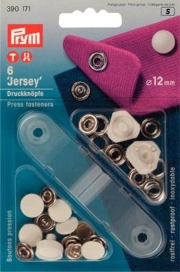 Prym Nasadka na zatrzask bez szycia Jersey mosiądz gładka 12 MM PRYM_390171