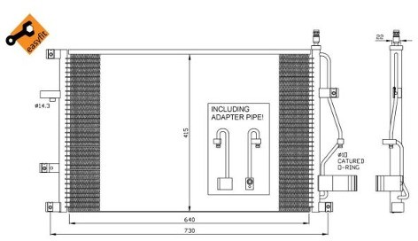 NRF Skraplacz, klimatyzacja 35413
