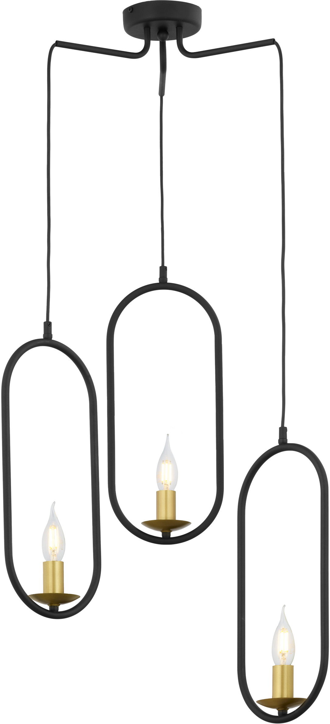 Jupiter Żyrandol 1810 z serii PONTI ŻARÓWKI