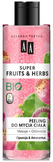 Oceanic FRUITS&HERBS Peeling do ciała opuncja i amarant 200ml