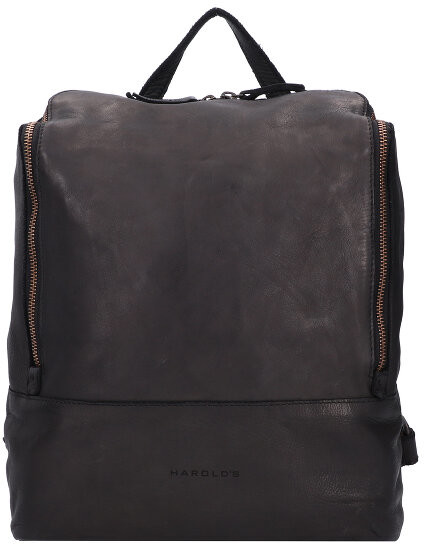 Harold's Harold's Submarine Plecak skórzana 32 cm przegroda na laptopa schwarz SU47-01