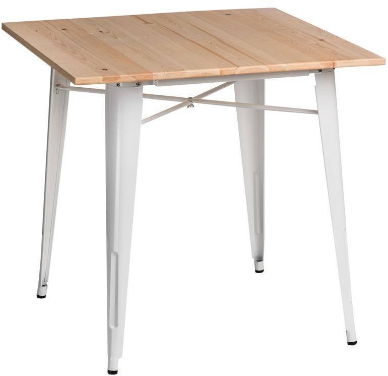 D2.Design DESIGN Stół Paris Wood biały sosna naturalna FER-72984-0