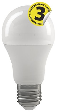 EMOS LED żarówka Classic A60 9 W E27 Ciepłe białe, 3 sztuk, szkło, 9 W, przezroczysty, 15,2 x 6 x 11,2 cm ZQ5140.3