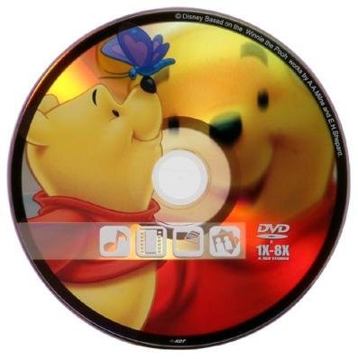 Platinet Disney DVD-R 4,7 GB Winnie Pooh 8 X 10 sztuki w Cakebox DVDR-WINNIE10 (PLATINET-DVDR-WINNIE10)