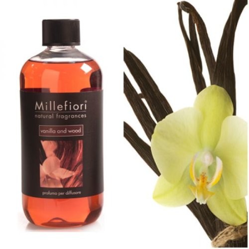 Millefiori Mille Fiori Milano wkładu uzypełniającego zapach do pomieszczeń Natural Fragrance Vanilla & Wood (L) 7REDV