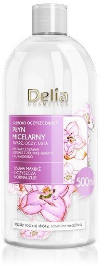 DELIA Delia Cosmetics Płyn Micelarny oczyszczający - każdy rodzaj cery 500ml 713022