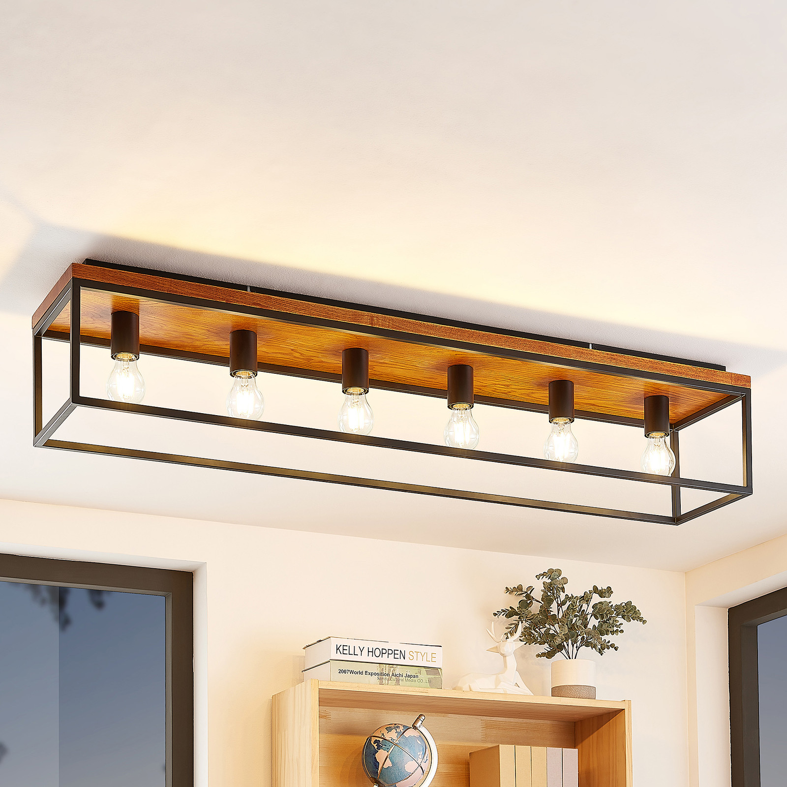 Lindby Miravi lampa sufitowa, 6-punktowa