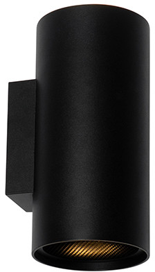 QAZQA Designerska lampa ścienna czarna - Sab Honey