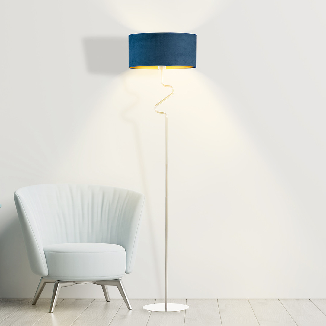 Lysne Lampa z welurowym abażurem MORONI VELUR 500001V/4