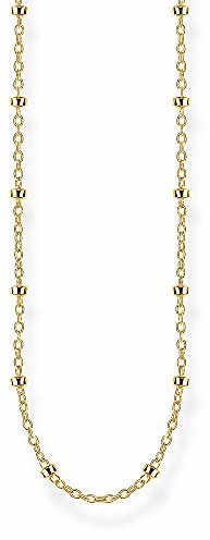 THOMAS SABO Thomas Sabo KE1890-413-39-L60 łańcuszek o splocie ankierowym, uniseks, srebro wysokiej próby 925, pozłacany żółtym złotem
