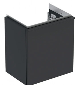 GEBERIT 502.300.JK.1 Szafka pod umywalkę kompaktową iCon z jednymi drzwiami 37 cm x 41,5 cm x 27,9 cm lava lakierowany matowy lava matowy