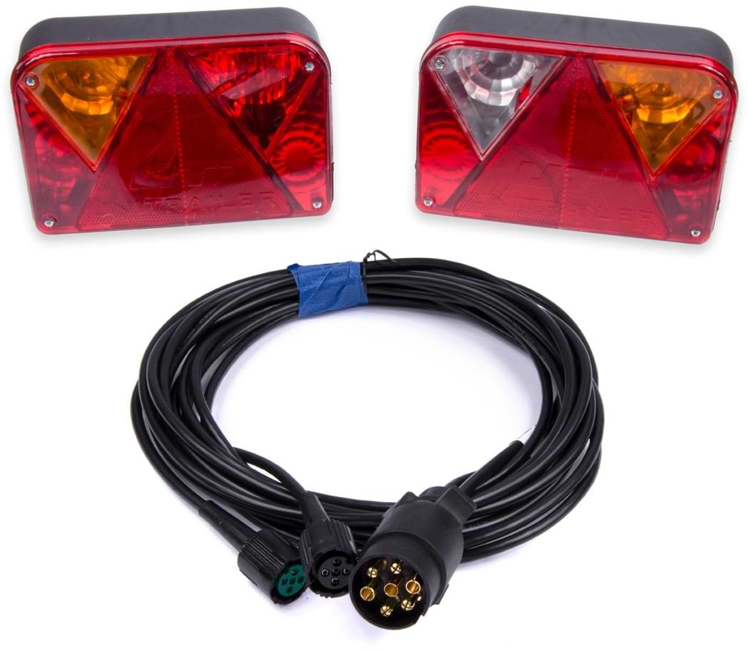 Mantes Zestaw: Lampy tylne zespolone DPT 35 z wiązką 4,5 m 7-pin UT004199