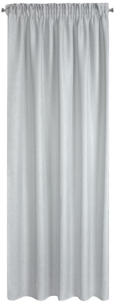 Eurofirany Firana na przelotkach Celine 140 x 270 cm srebrna