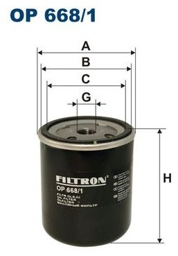 Filtron OP 668/1 FILTR OLEJU
