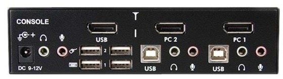 StarTech Przełącznik 2 PORT DISPLAYPORT KVM Przełącznik KVM - SV231DPUA