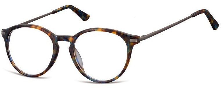 Sunoptic Okrągłe okulary oprawki zerowki korekcyjne AC50H