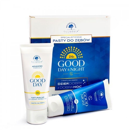 MELALEUCA Pasta do zębów specjalistyczna na dzień i noc bez fluoru 2x75g