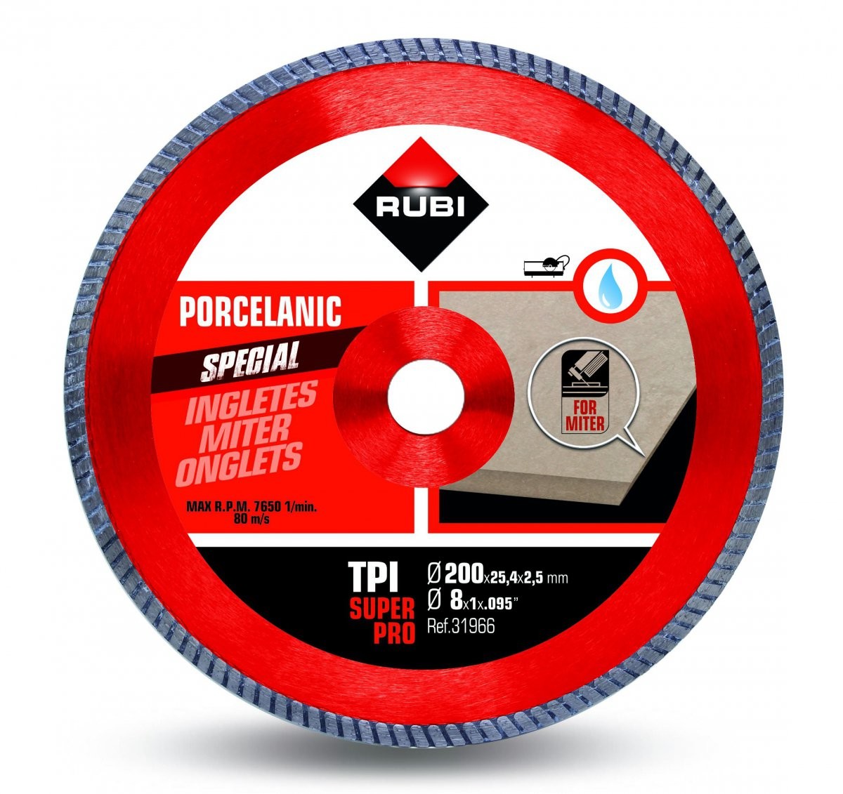 RUBI Tarcza diamentowa TPI 200 SUPERPRO 31966 31966